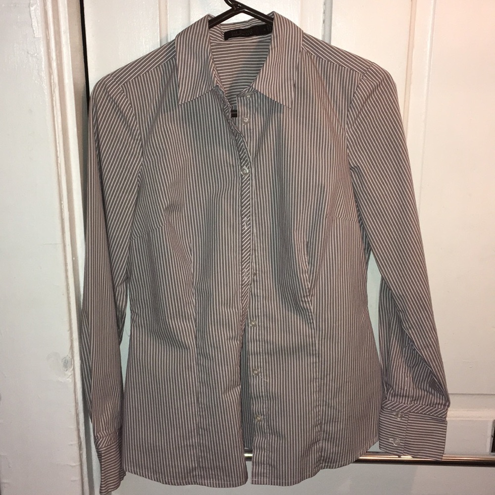 Purple Striped Shirt